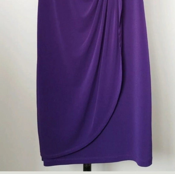 Enfocus Studio purple Illusion Dress Career Size 8 - Picture 4 of 4